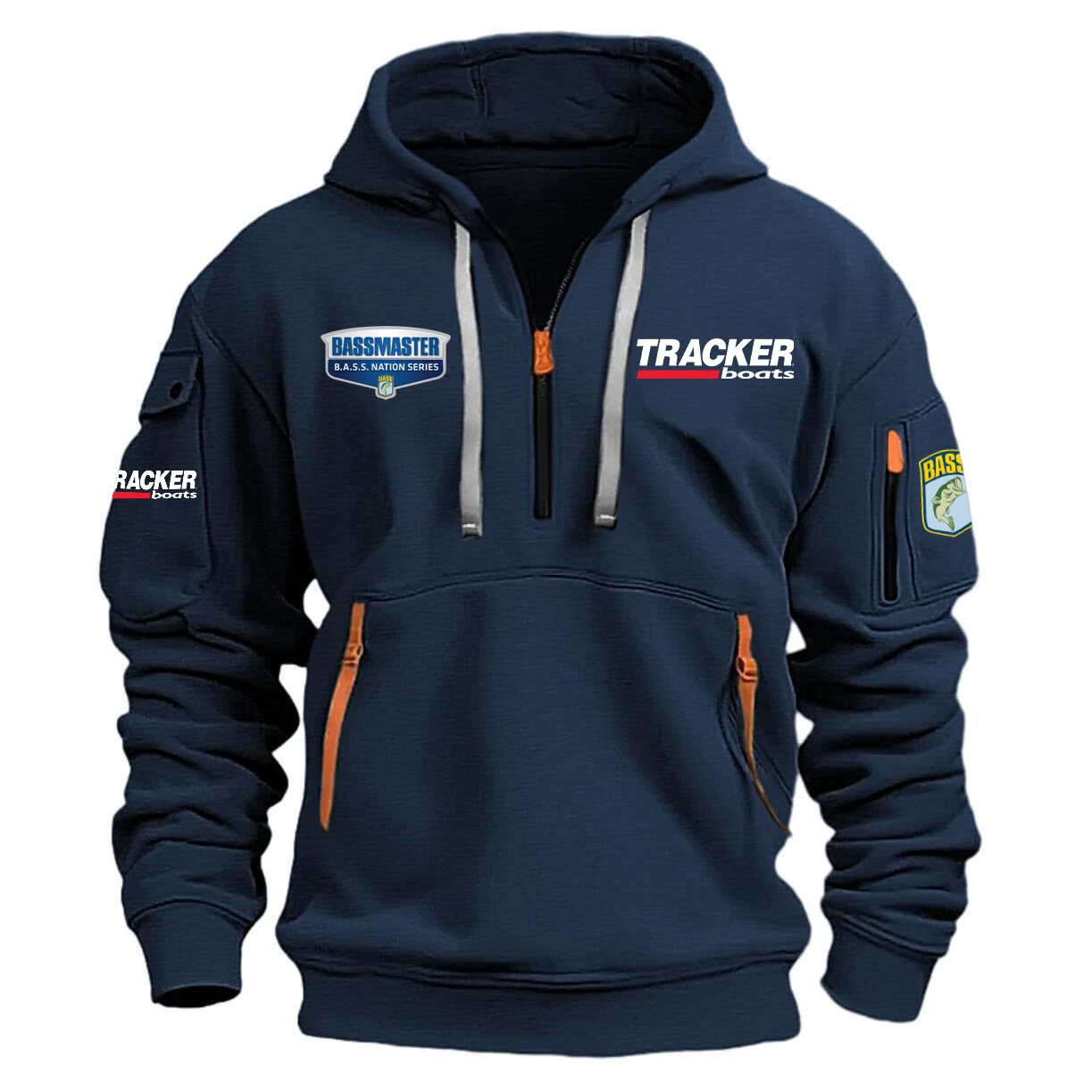 Tracker Hoodie Half Zipper Quarter Zip Hoodie B.A.S.S. Nation