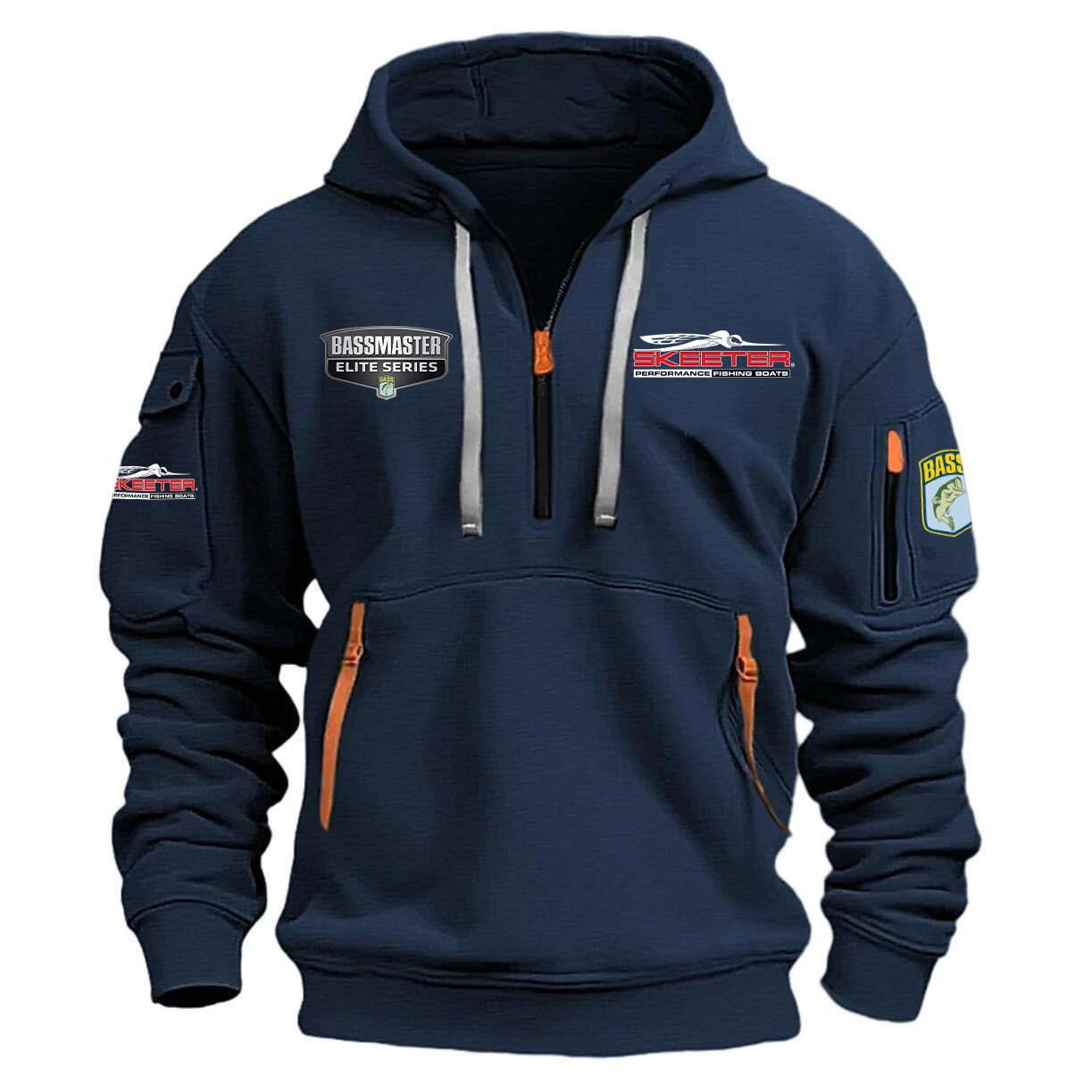 Skeeter Hoodie Half Zipper Quarter Zip Hoodie Bassmaster Elite