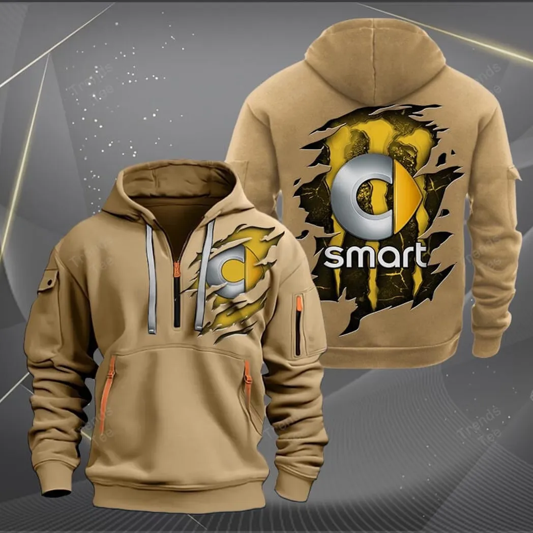 Smart Hoodie Half Zipper Quarter Zip Hoodie