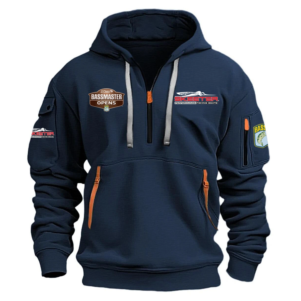 Skeeter Hoodie Half Zipper Quarter Zip Hoodie Bassmaster Opens