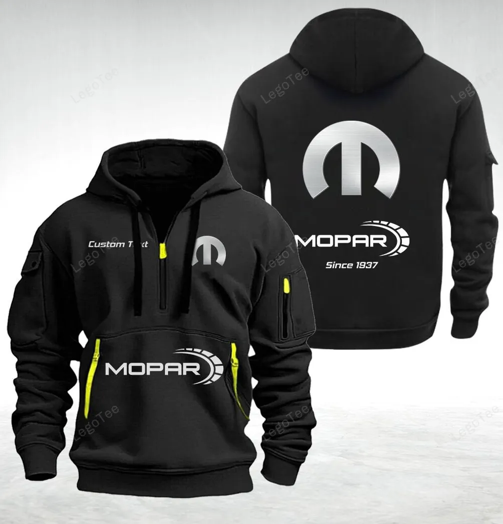 Mopar Hoodie Half Zipper Quarter Zip Hoodie