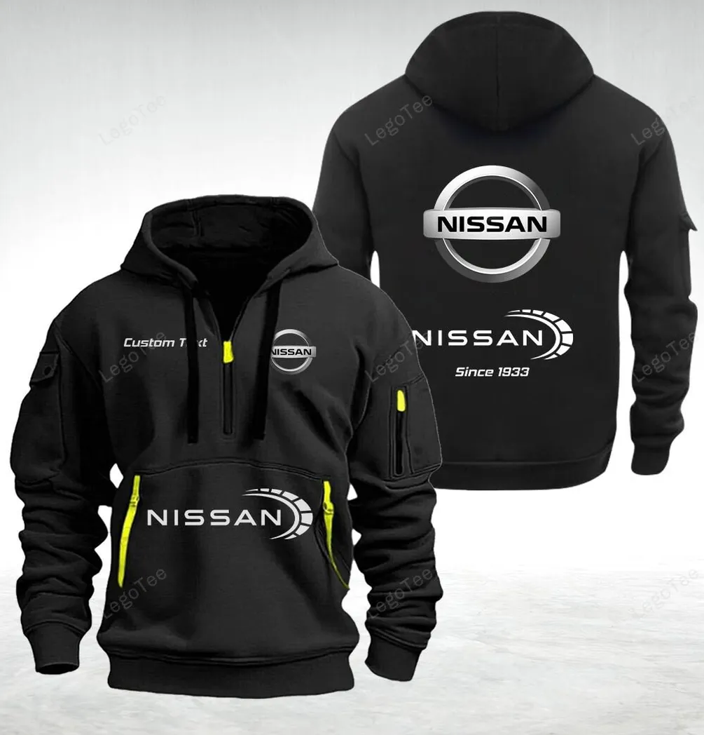 Nissan Quarter Zip Up Hoodie For Fan