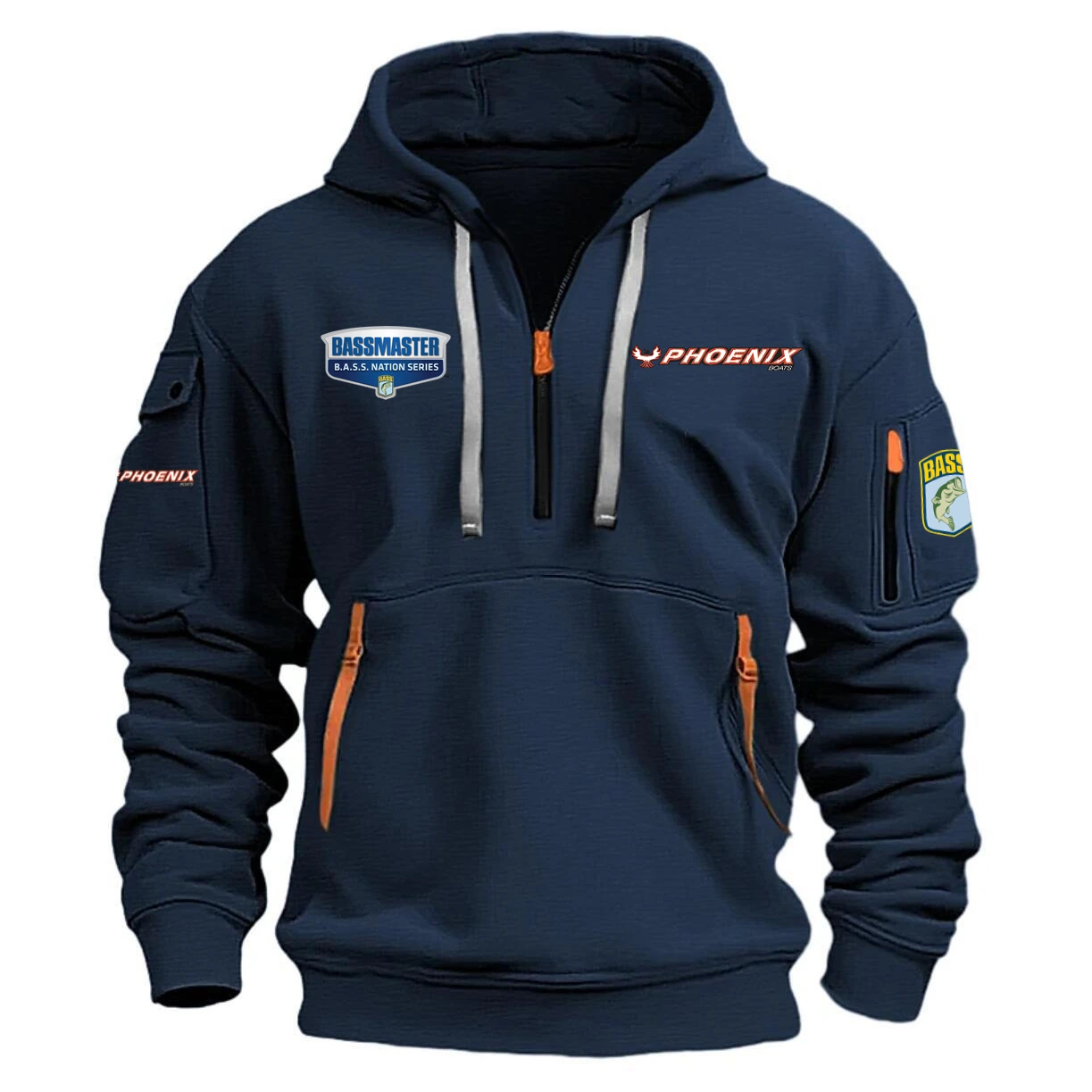 Phoenix Hoodie Half Zipper Quarter Zip Hoodie B.A.S.S. Nation