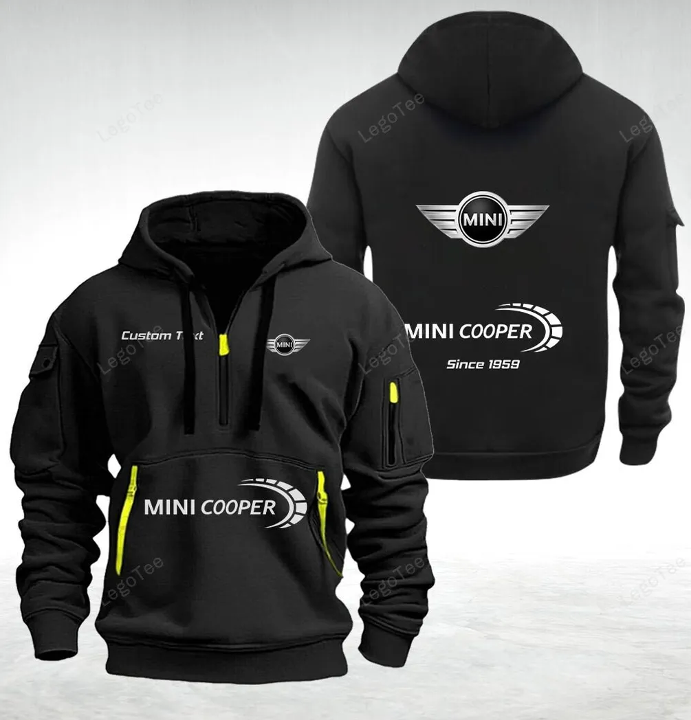 Mini Cooper Hoodie Quarter Zip Hoodie For Fan