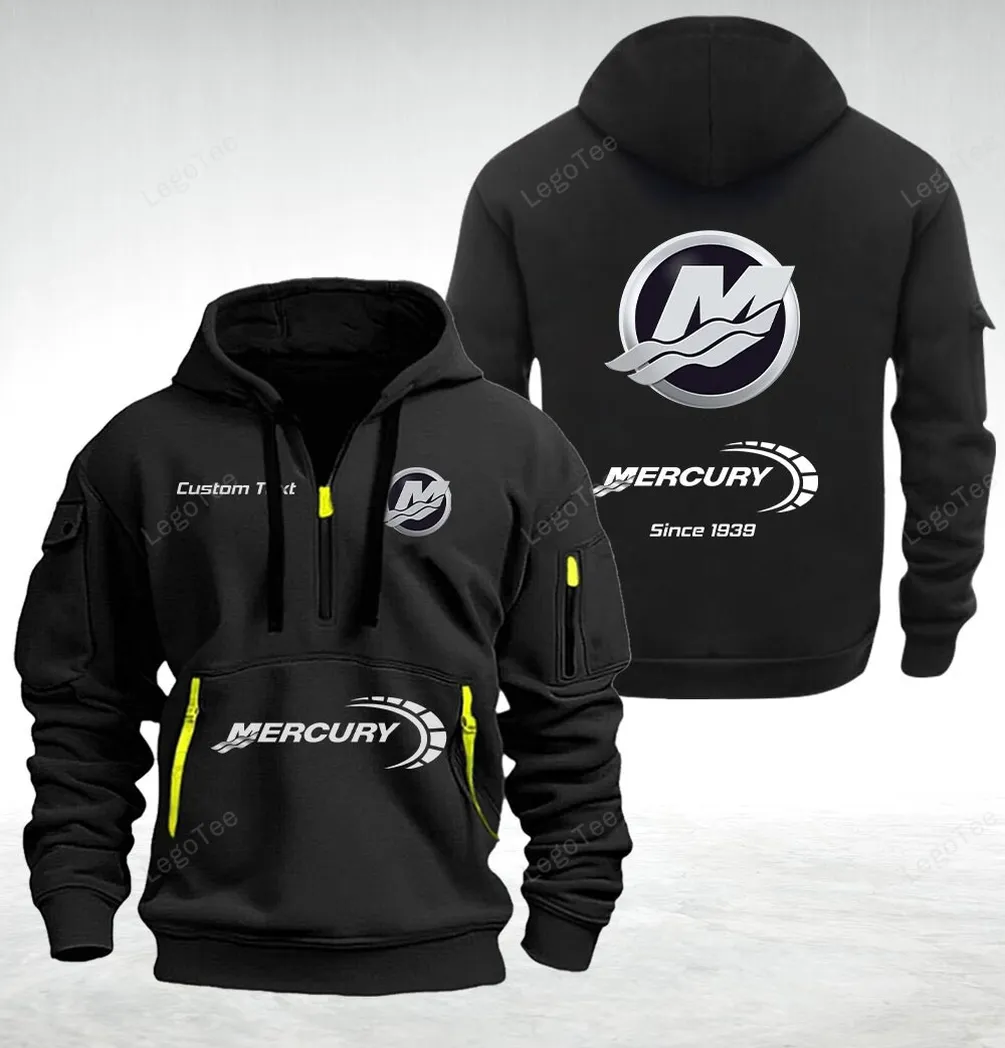 Mercury Marine Hoodie Half Zipper Quarter Zip Hoodie