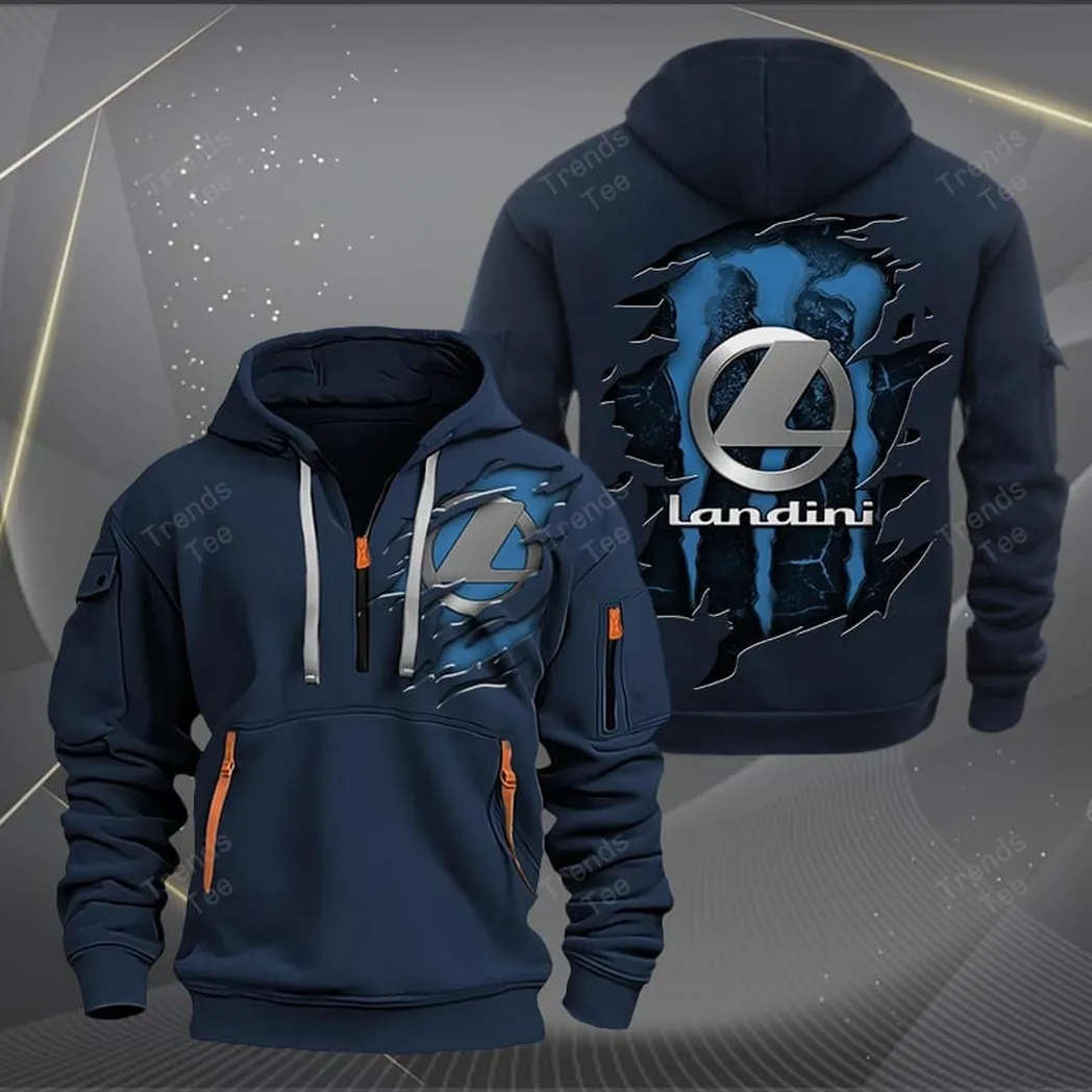 Landini Hoodie Half Zipper Quarter Zip Hoodie