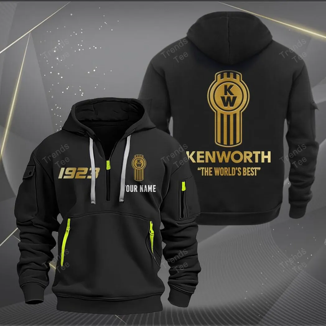 Kenworth Hoodie Half Zipper Quarter Zip Hoodie