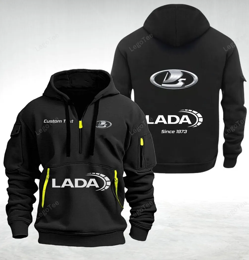 Lada Hoodie Half Zipper Quarter Zip Hoodie