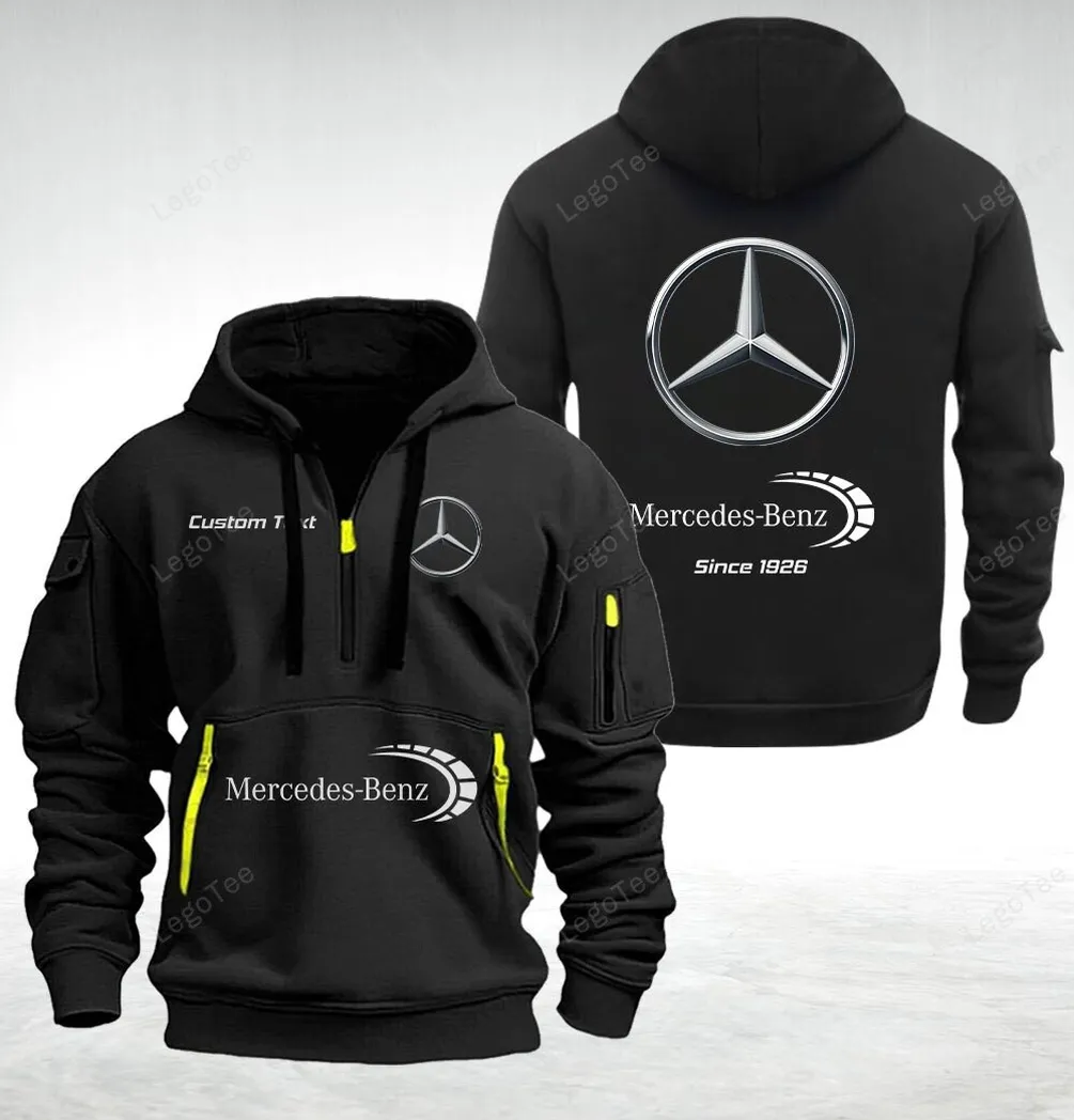 Mercedes-Benz Hoodie Half Zipper Quarter Zip Hoodie