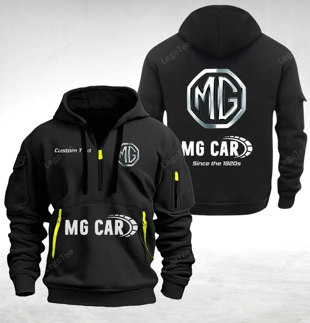 Mg Hoodie Half Zipper Quarter Zip Hoodie For Men And Women