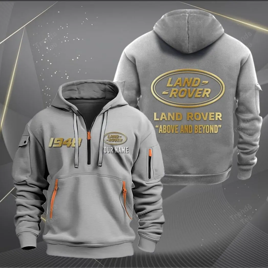Land-Rover Hoodie Quarter Zip Hoodie For Fan