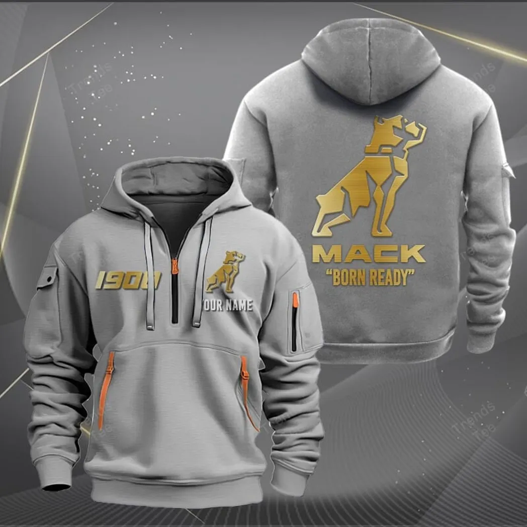 Mack Hoodie Half Zipper Quarter Zip Hoodie