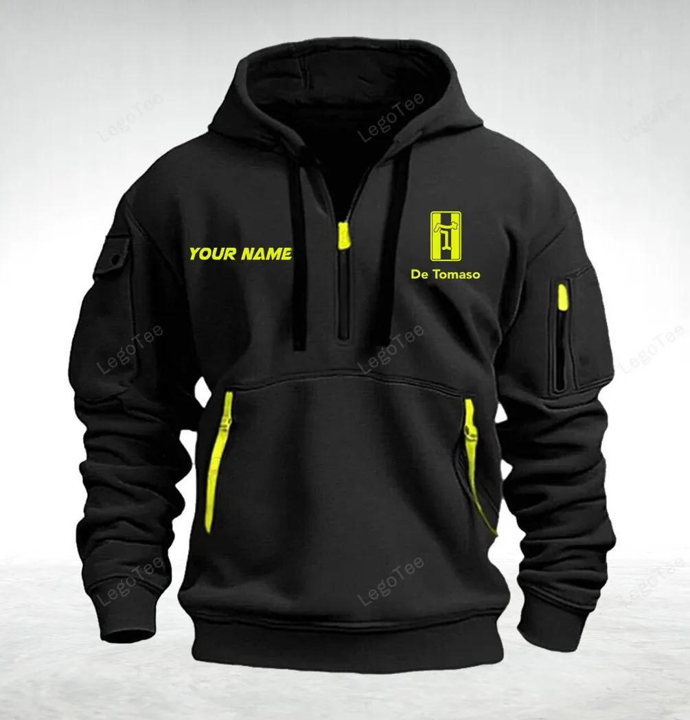 De Tomaso Hoodie Half Zipper Quarter Zip Hoodie
