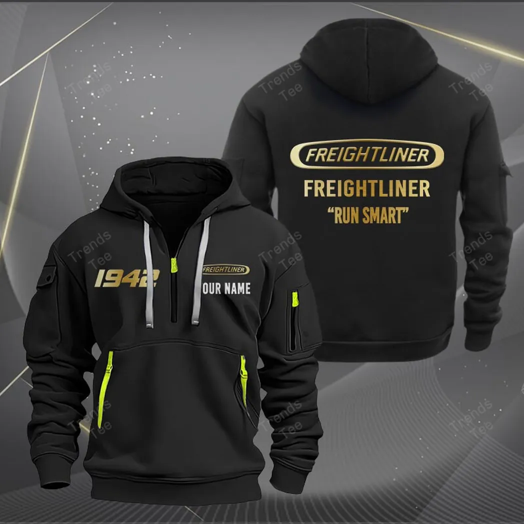 Freightliner Hoodie Half Zipper Quarter Zip Hoodie