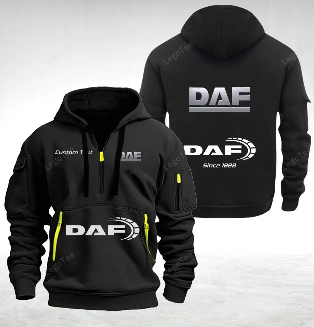 Daf Hoodie Quarter Zip Hoodie For Fan