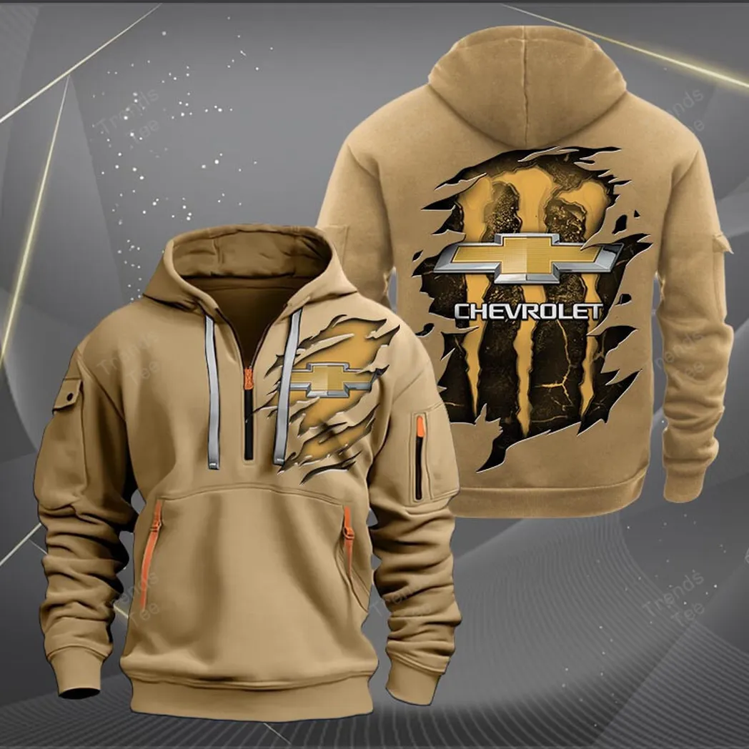 Chevrolet Hoodie Quarter Zip Hoodie For Fan