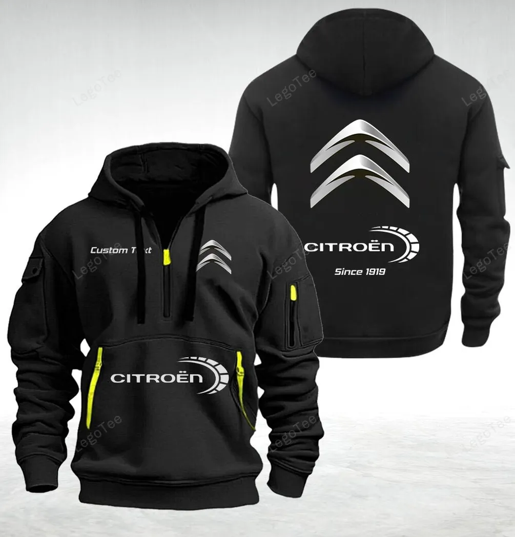 Citroen Hoodie Quarter Zip Hoodie For Fan