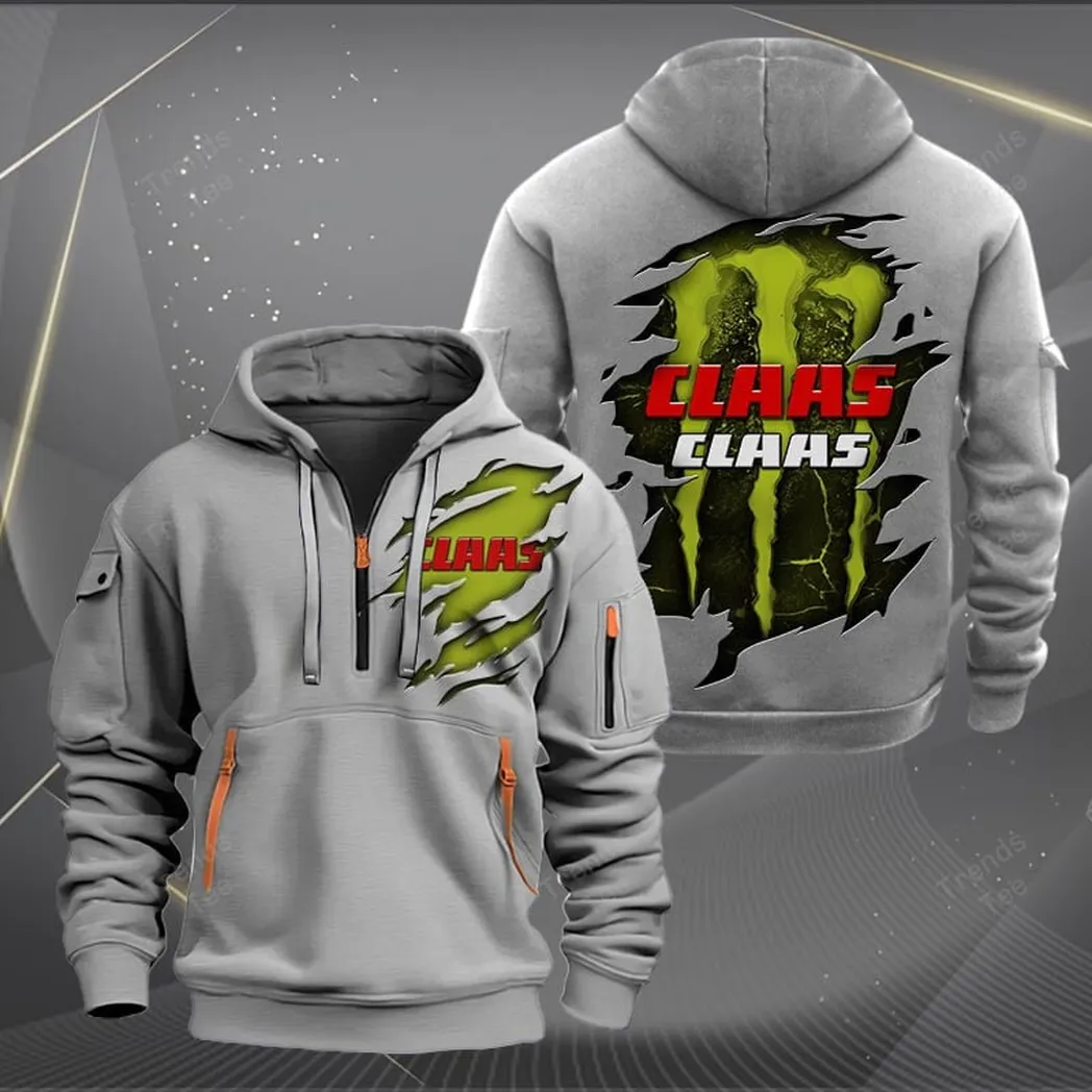 Claas Hoodie Half Zipper Quarter Zip Hoodie