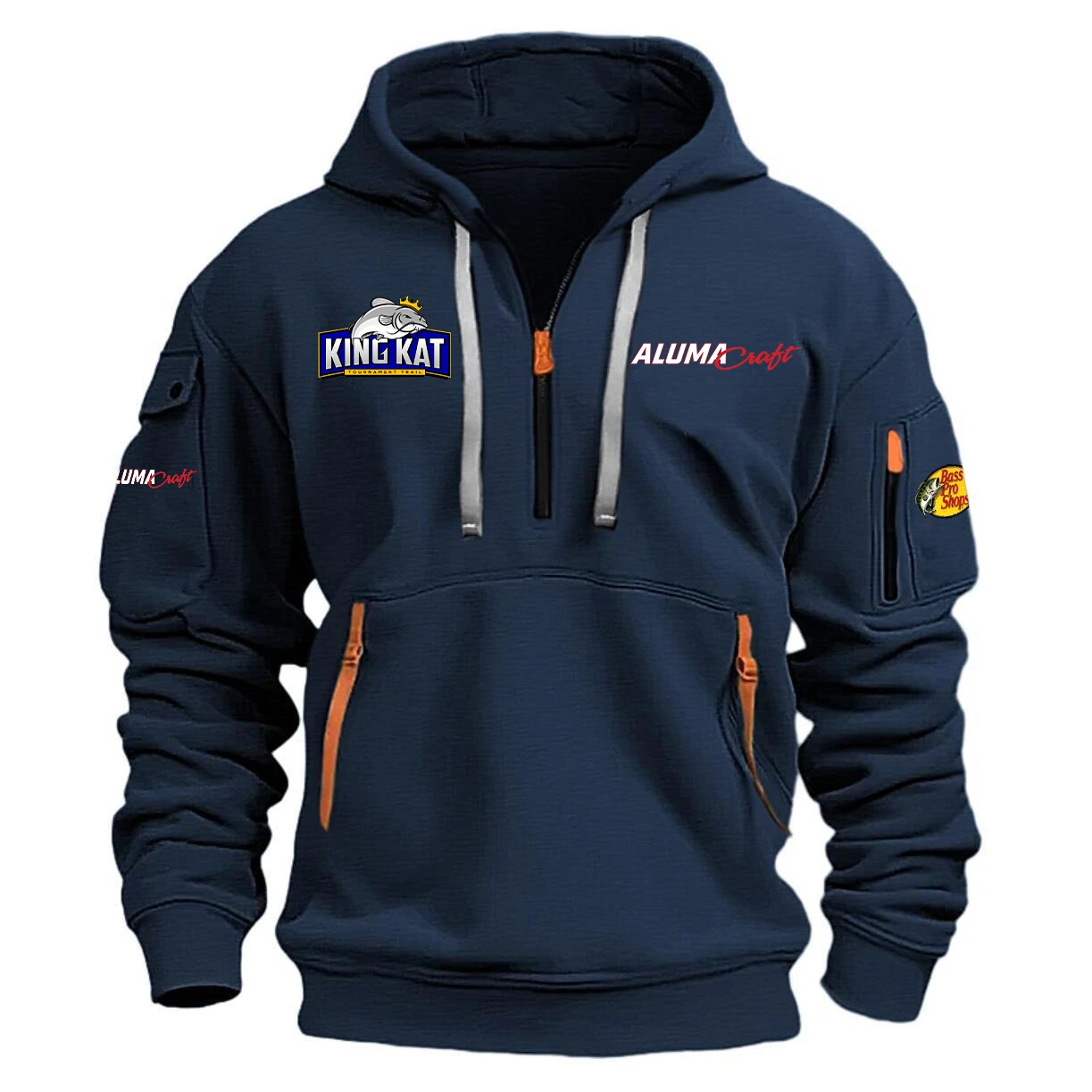 Alumacraft Hoodie Half Zipper Quarter Zip Hoodie Kingkat