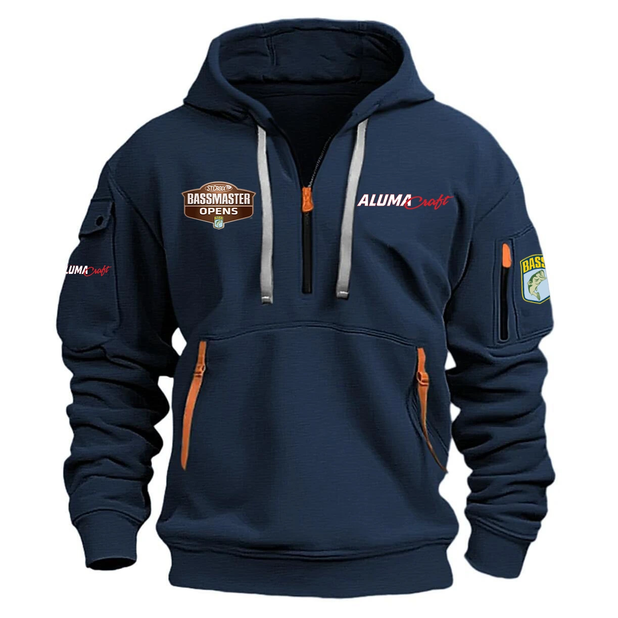 Alumacraft Hoodie Half Zipper Quarter Zip Hoodie Bassmaster Opens