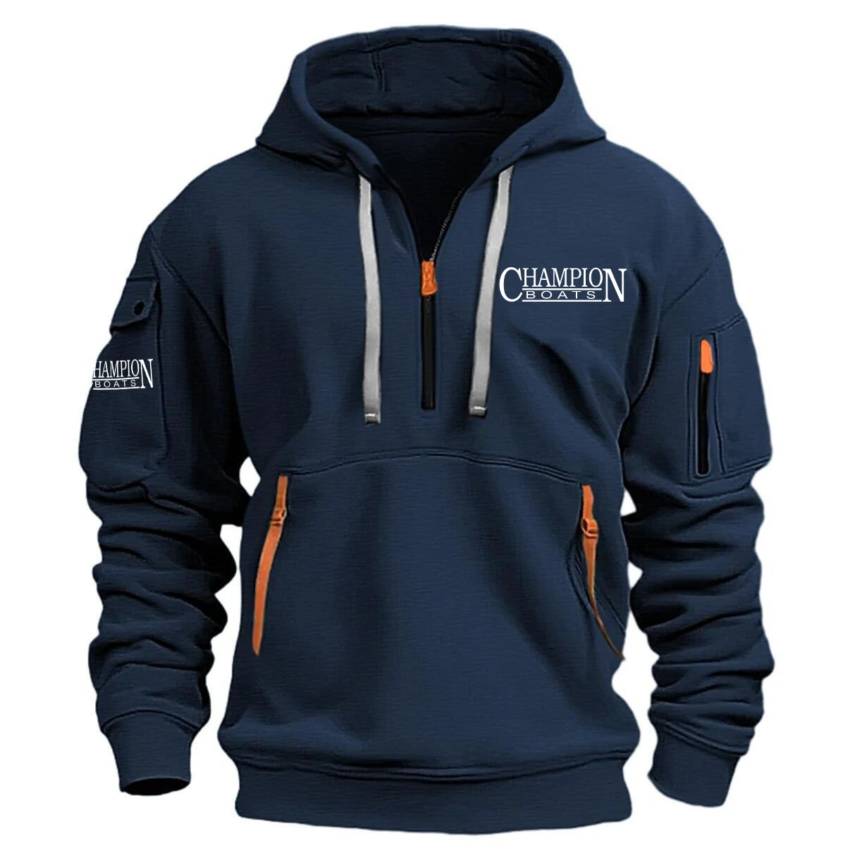 Champion Hoodie Half Zipper Quarter Zip Hoodie Exclusive Logo