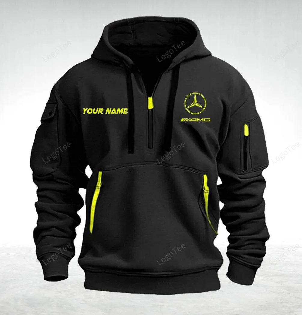 Amg Hoodie Quarter Zip Hoodie For Fan