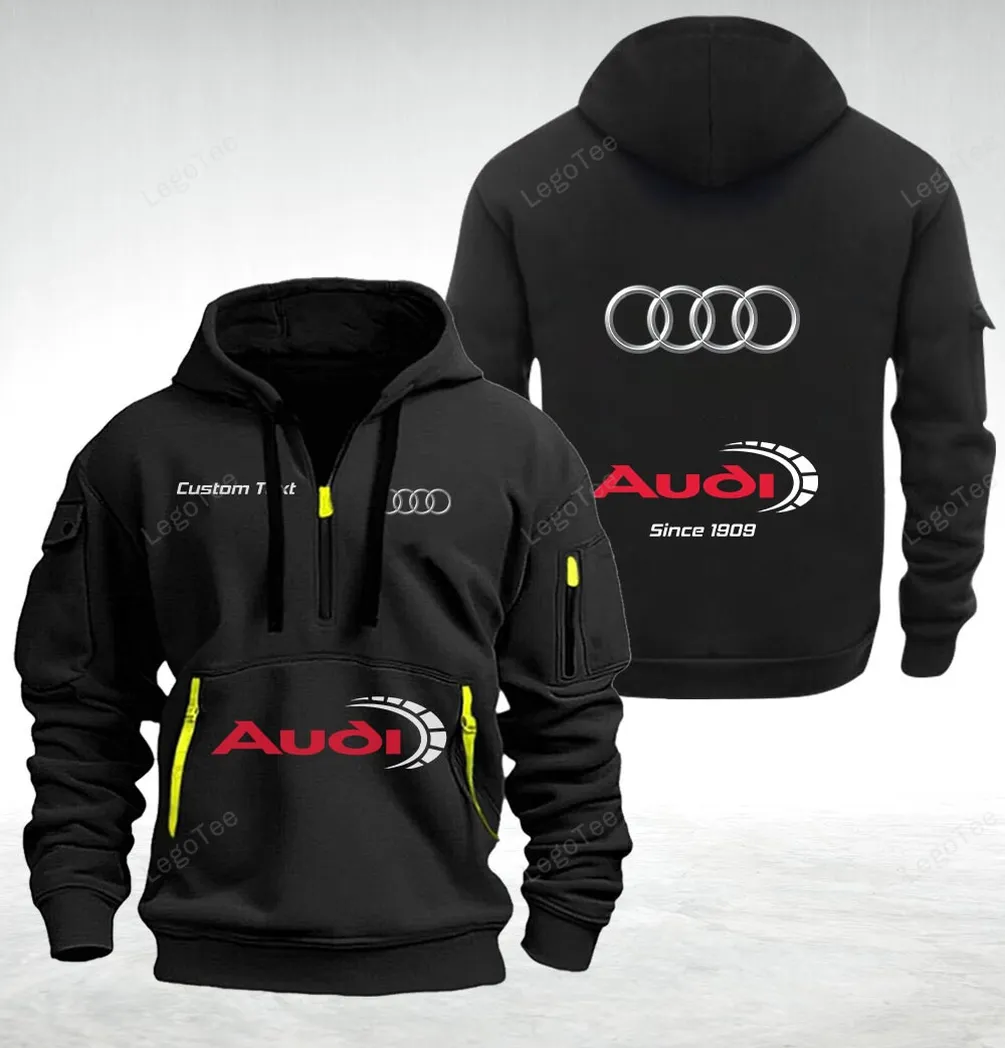 Audi Hoodie Half Zipper Quarter Zip Hoodie