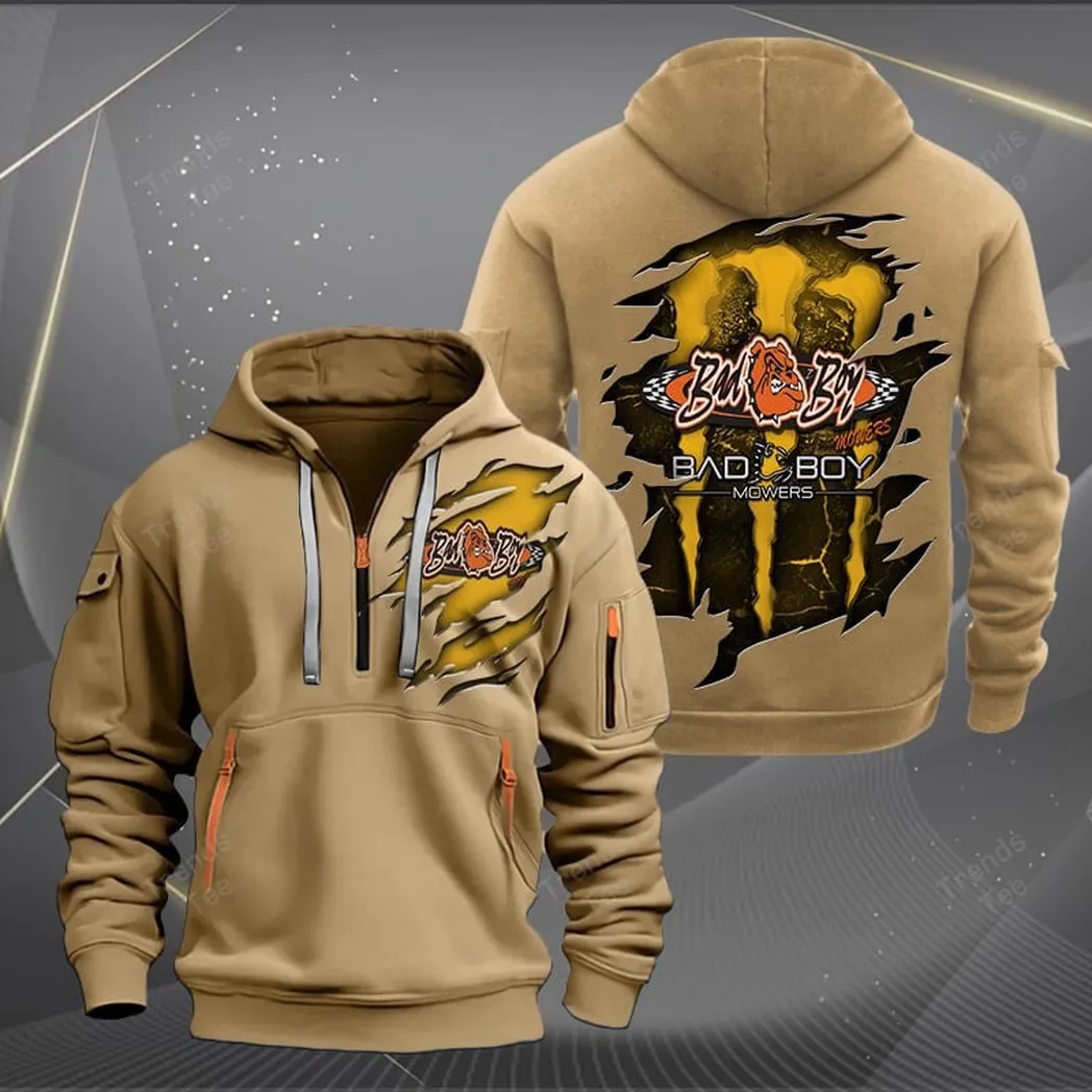 Badboy Hoodie Half Zipper Quarter Zip Hoodie