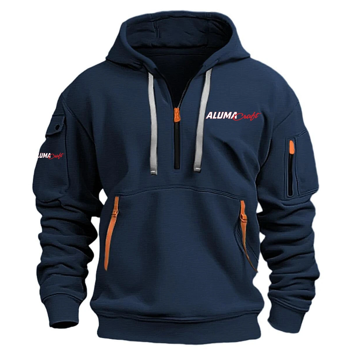Alumacraft Hoodie Half Zipper Quarter Zip Hoodie Exclusive Logo