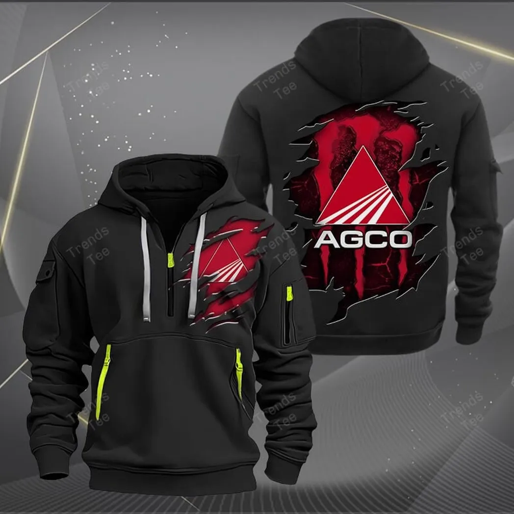 Agco Allis Hoodie Half Zipper Quarter Zip Hoodie