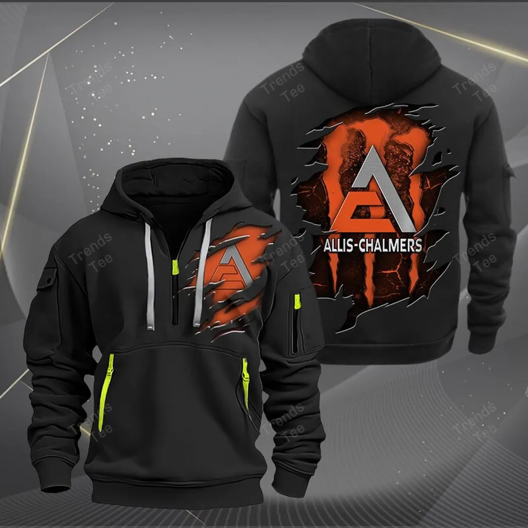 Allis Chalmers Hoodie Half Zipper Quarter Zip Hoodie