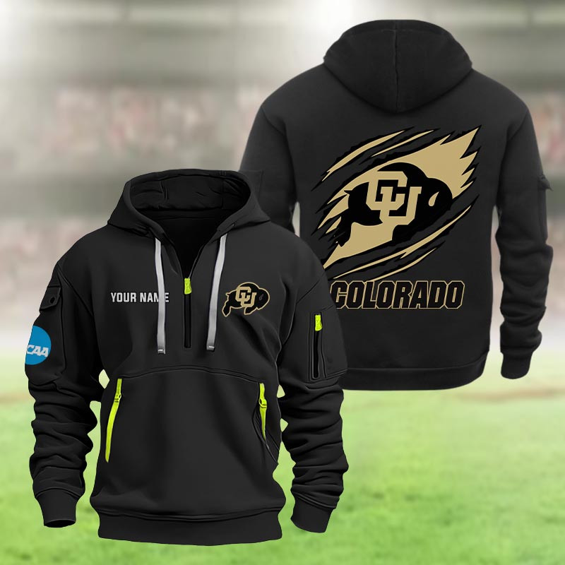 Colorado Buffaloes Heavy Quarter Zip Hoodie