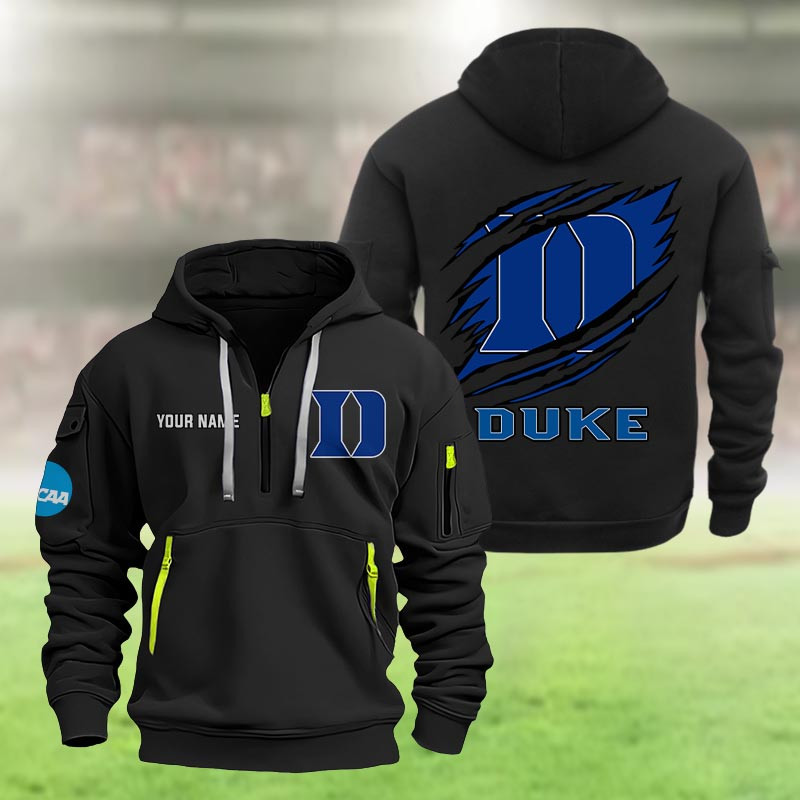 Duke Blue Devils Heavy Quarter Zip Hoodie