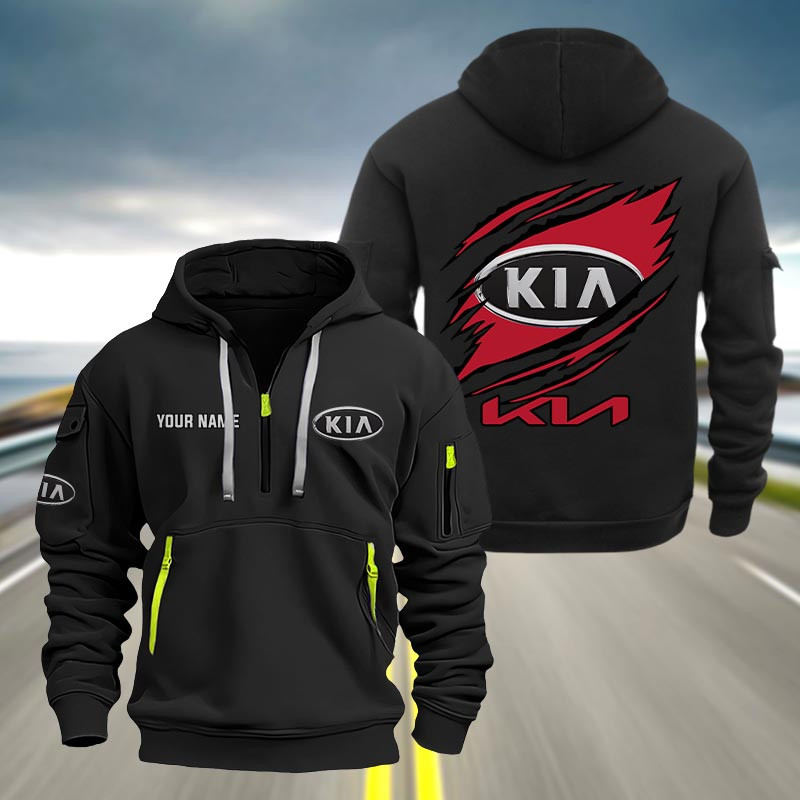 Kia Heavy Quarter Zip Hoodie