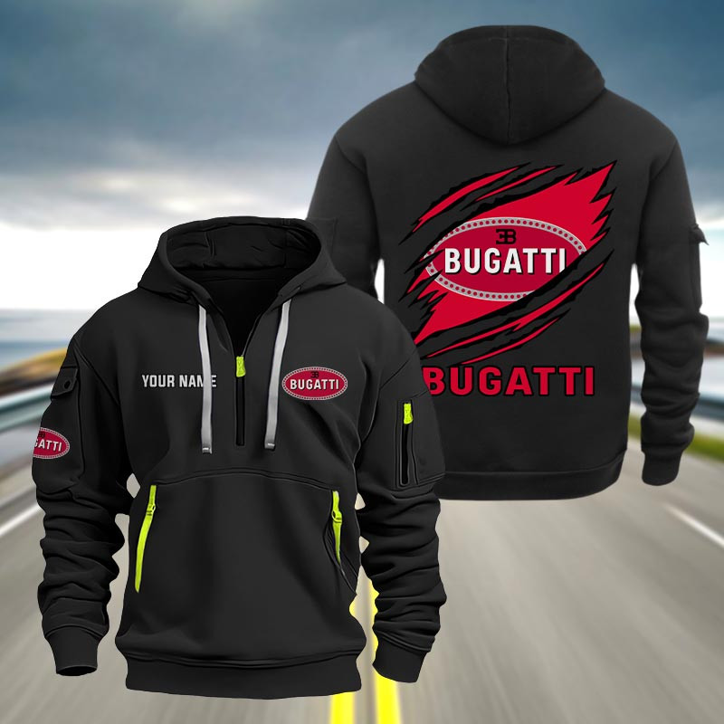 Bugatti Heavy Quarter Zip Hoodie