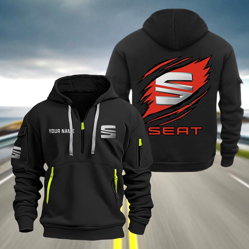 Seat Heavy Quarter Zip Hoodie