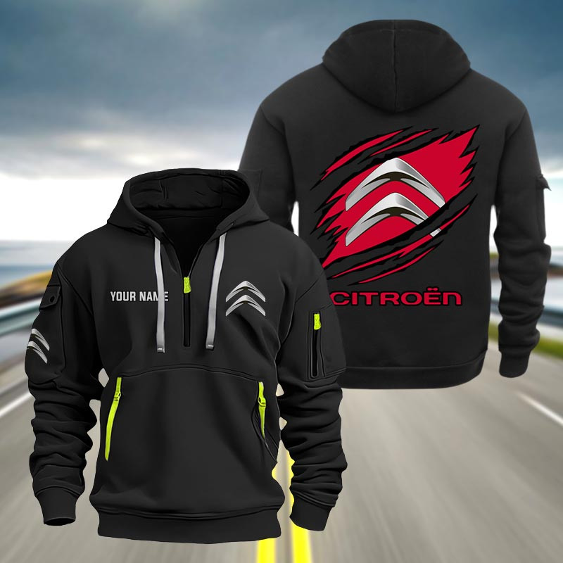 Citroen Heavy Quarter Zip Hoodie
