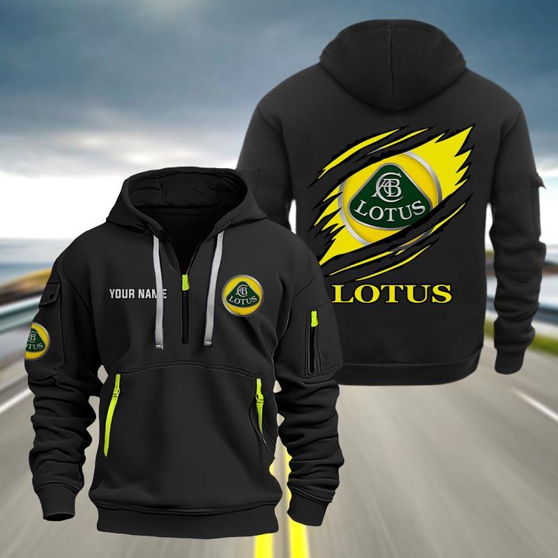 Lotus Heavy Quarter Zip Hoodie