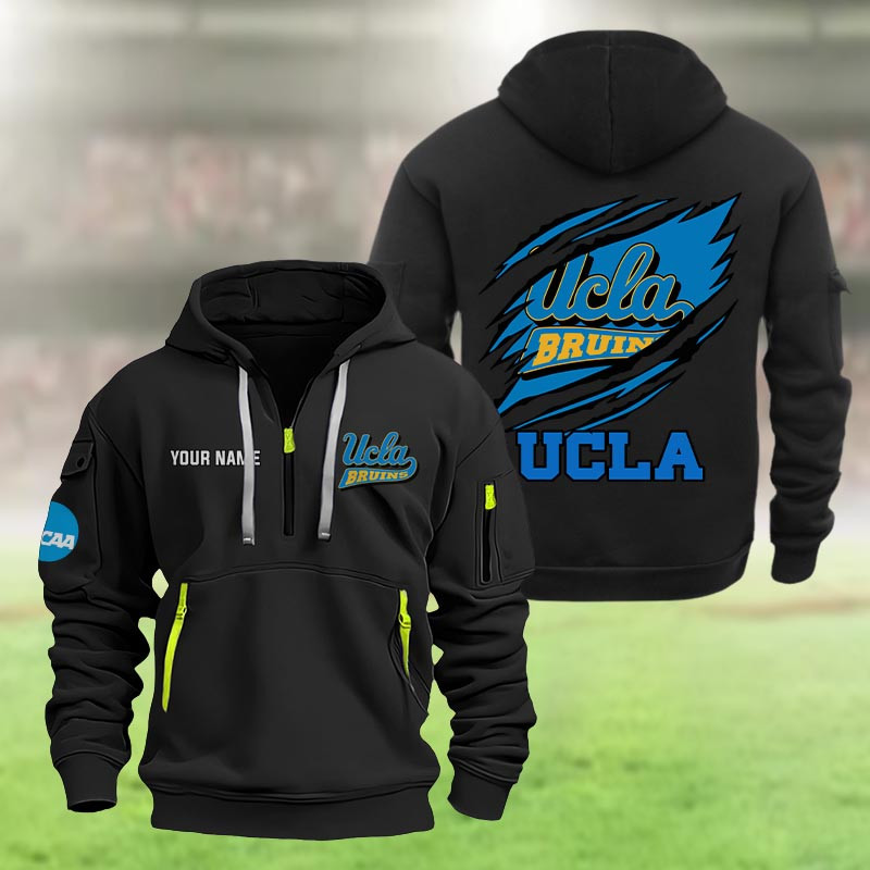 Ucla Bruins Heavy Quarter Zip Hoodie