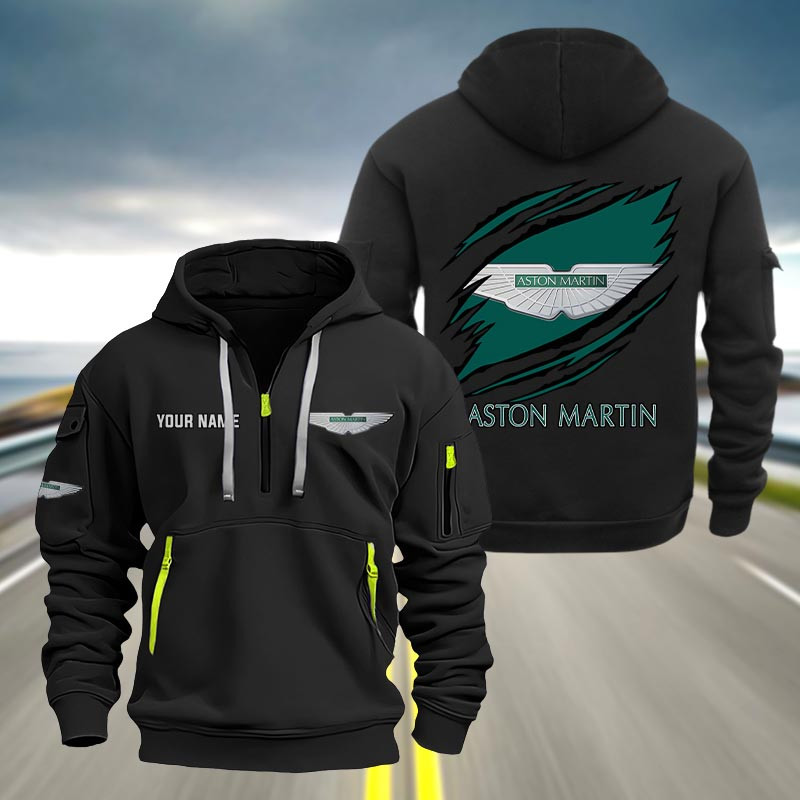 Aston-Martin Heavy Quarter Zip Hoodie