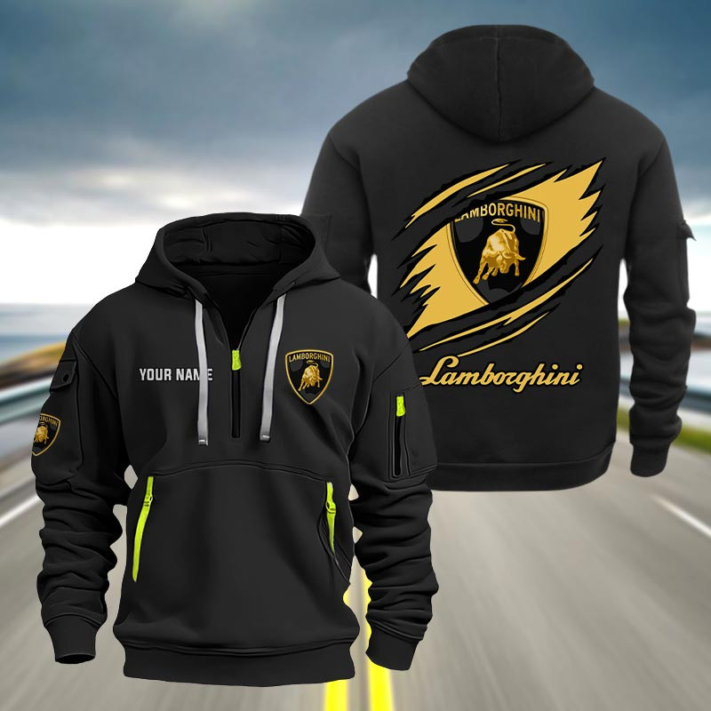 Lamborghini Heavy Quarter Zip Hoodie