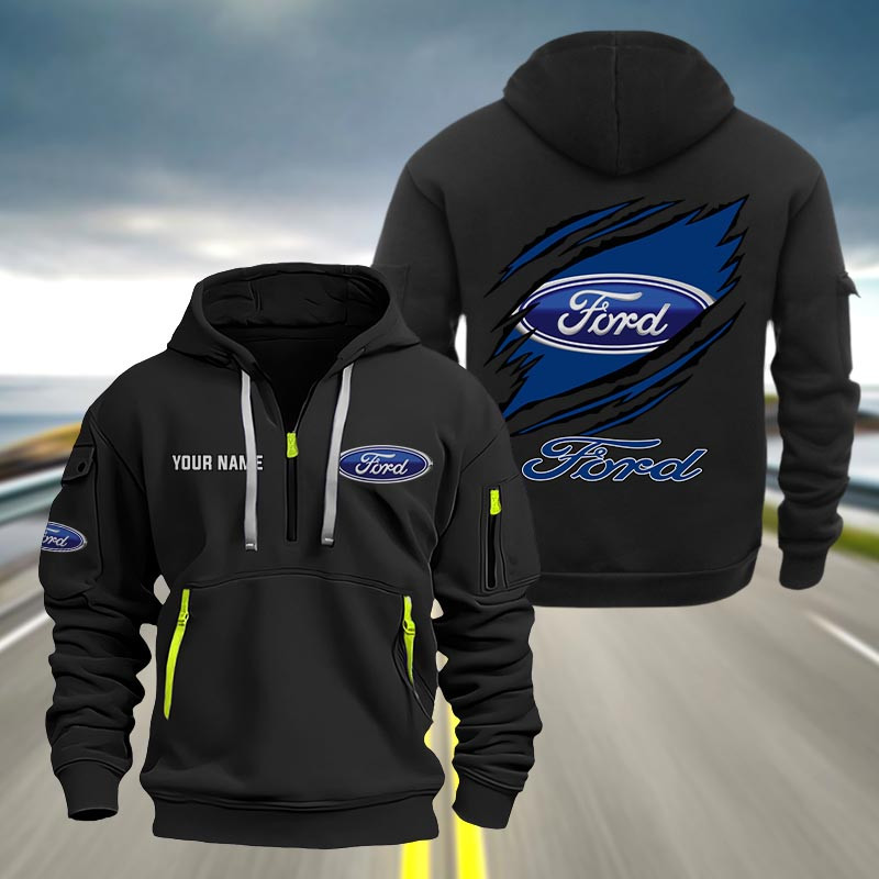 Ford Heavy Quarter Zip Hoodie