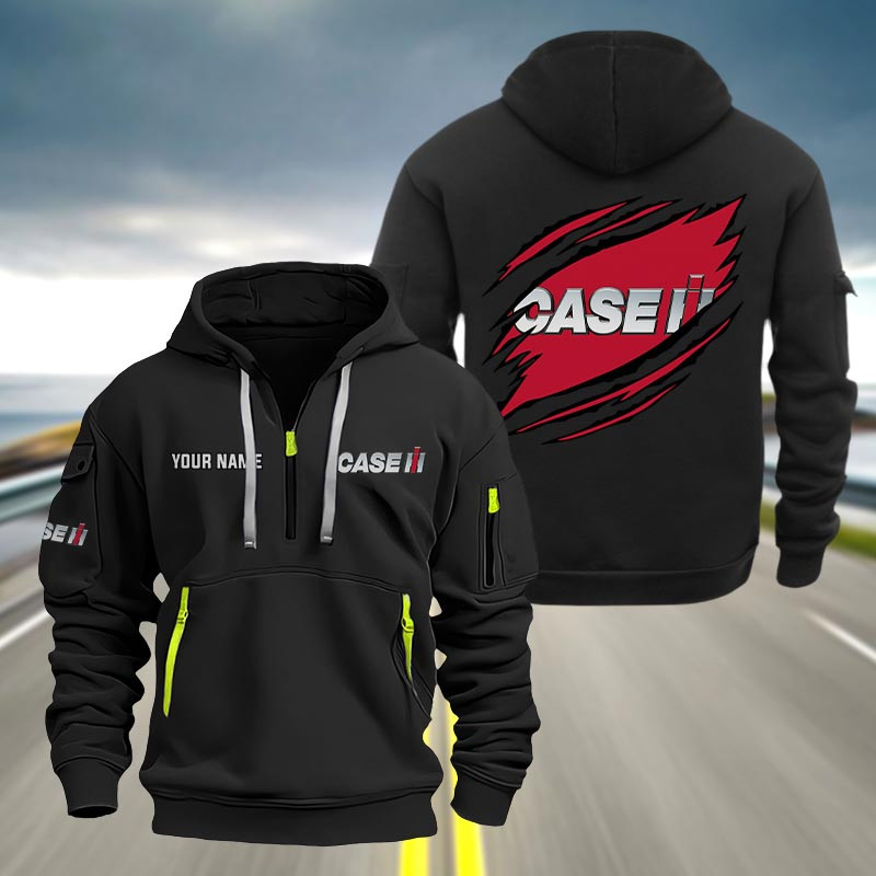Case Ih Heavy Quarter Zip Hoodie