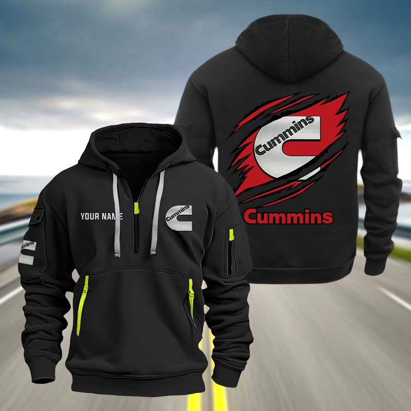 Cummins Heavy Quarter Zip Hoodie