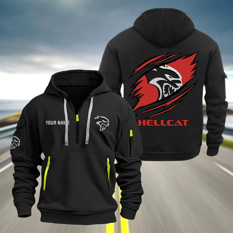 Hellcat Heavy Quarter Zip Hoodie
