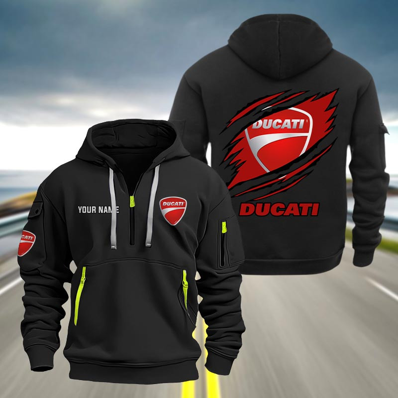Ducati Heavy Quarter Zip Hoodie