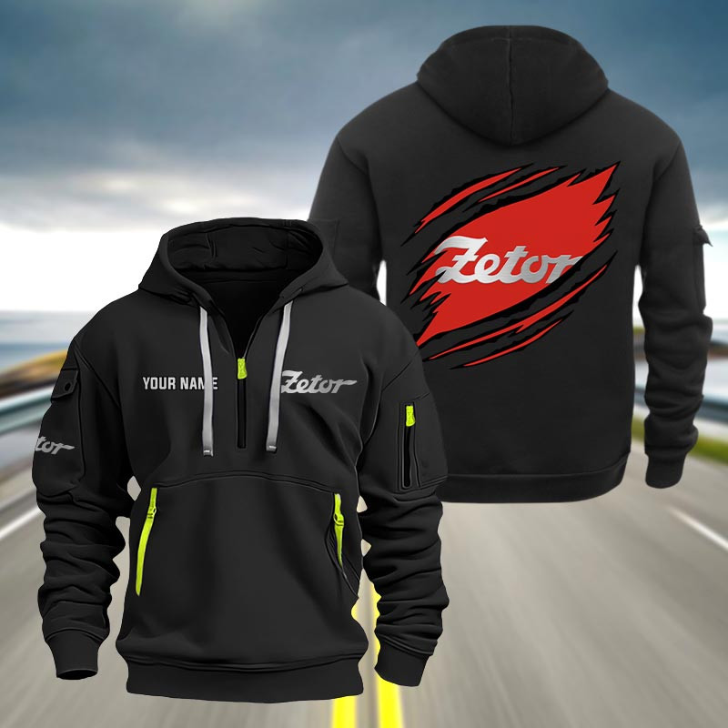 Zetor Heavy Quarter Zip Hoodie