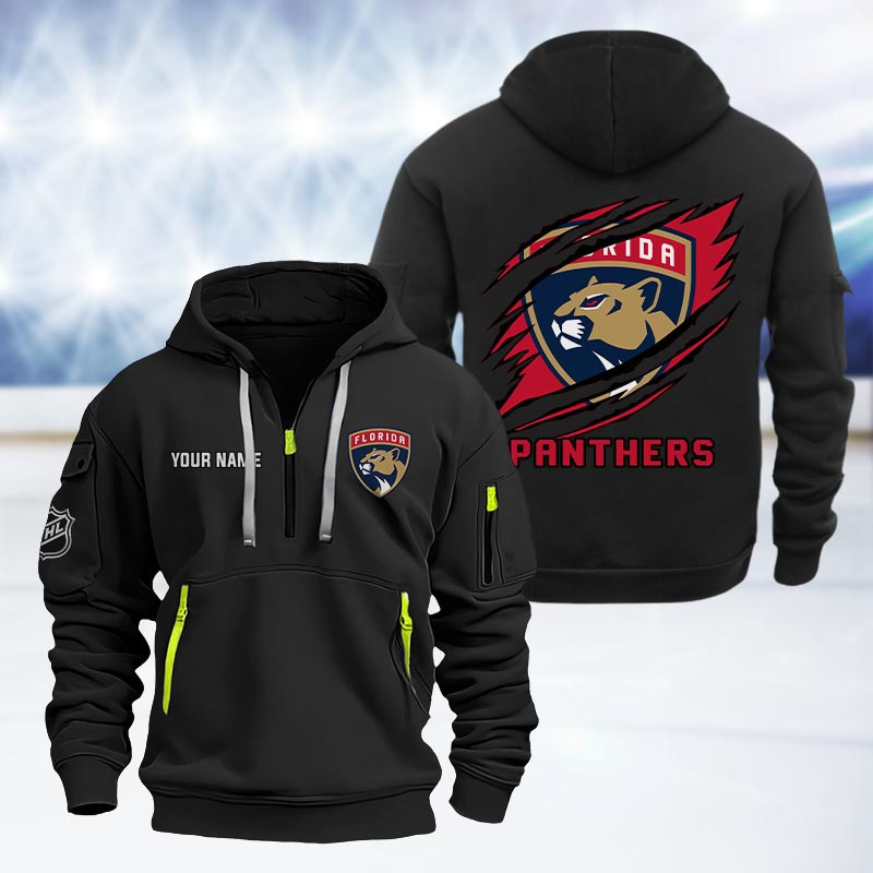 Florida Panthers Heavy Quarter Zip Hoodie