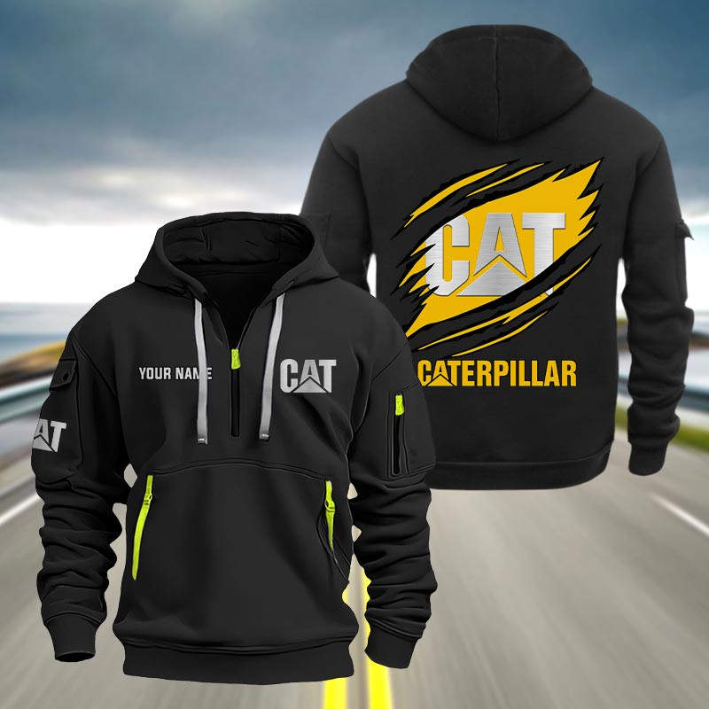 Caterpillar Heavy Quarter Zip Hoodie
