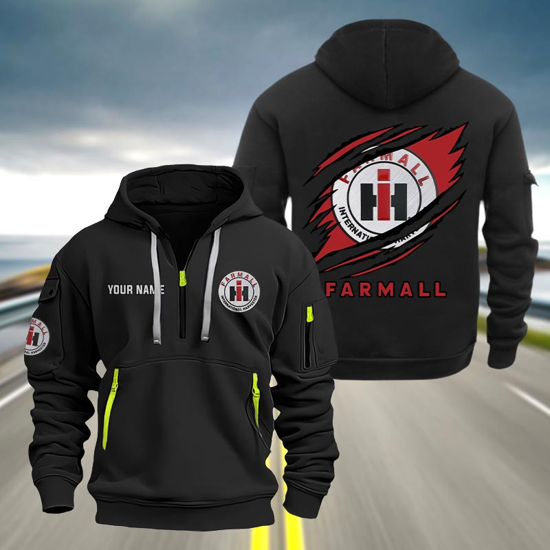 Farmall Heavy Quarter Zip Hoodie